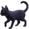 Black Cat emoji on Facebook